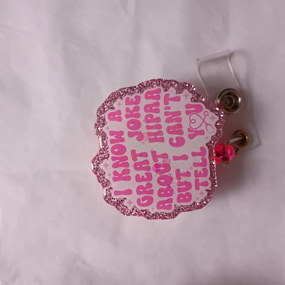 Nurse Badge Reels, 5 Piece Bundle, Retractable Pull - Picture 5 of 10